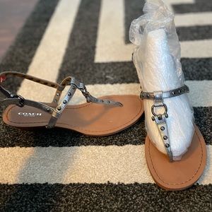 Coach sandals size 8 worn twice